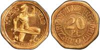 Germany-Empire P20 Pfg 1918 P20 Pfg Funck-363.1 Neuenburg AE, RD Probe in Kupfer, PCGS zertifiziert -