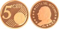 5 Cent 2003 Vatikan Vatikan 5 Cent 2003 Kursmünze mit Papstmotiv  PP Polierte Platte (PP, Proof) in Kapsel