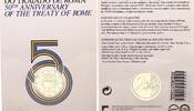 Portugal 2 Euro Sonderprägung 50 Jahre römische Verträge -