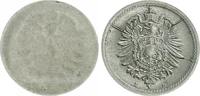 Deutschland / Kaiserreich 5 Pfennig kleiner Adler Kaiserreich 5 Pfennig einseitiger Abschlag,dünner schrötling vz -