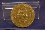 Frankreich/ Paris Rabattmedaille Rabattmedaille/Werbemarke 5 Francs retour bei 60 Francs Einkauf Credit Montmartr -