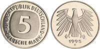 Deutschland / Bundesrepublik 5 Mark 5 DM Kursmünze 1995 D TOP-Erhaltung - Seltenes Jahr Polierte Platte (PP, Proof) -