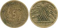 Deutschland / Weimar 5 Pfennig 5 Pfennig 1923 G Fehlprägung: 3x kurz versetzt geprägt ss -