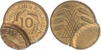 Deutschland / Weimar 10 Pfennig doppelschlag 10 Pfennig 192_A Fehlprägung: doppelschlag prfr. -