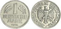 Deutschland 1 Mark ohne Randschrift BRD 1 Mark 1966 J Fehlprägung ohne Randschrift, vz -