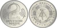 Deutschland / DDR 2 Mark 2 Mark 1957 Probeprägung in Chromstahl in 5 Mark Größe !!! -