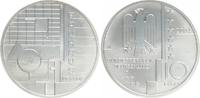 Deutschland / Eurowährung 10 Euro Bauhaus Dessau 2004 Münzzeichen A 10 Euro Bauhaus Dessau 2004 Probe auf dicker Ronde ohne Randschrift 26.9g !! -