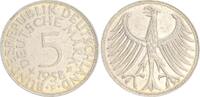 xxx Deutschland 5 DM 5 DM J.387 Silber Kursmünze 1958 F ss-vz -