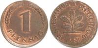 Deutschland 1 Pfennig Fehlprägung BRD 1 Pfennig 1968 G Fehlprägung: 10% dezentriert prfr.(3) -