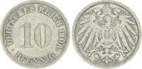 Deutschland / Kaiserreich 10 Pfennig-Variante Kaiserreich 10 Pfennig 1906 G Variante:Reich mit J geschrieben ss -