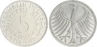 Deutschland 5 DM Fehlprägung 5 DM J.387 Silber Kursmünze 1969 F ohne Randschrift !!! Rand glatt ss-vz -