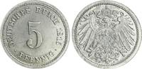 Deutschland / Kaiserreich 5 Pfennig Kaiserreich äußerst seltene Probe Schaaf 12M7, 5 Pfennig 1915 A vz -