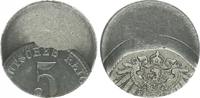 Deutschland / Kaiserreich 5 Pfennig Fehlprägung Ersatzmünzen 1. Weltkrieg 5 Pf. ohne Jahr,Mzz. 50%dezentriert -