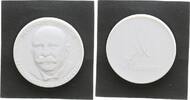 Deutschland Porzellanmedaille berühmte Deutsche Meissen weisse Porzellan Medaille berühmte Deutsche Ferdinand Graf Zeppelin -