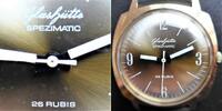 Deutschland, HERREN ARMBANDUHR, GLASHÜTTE (GUB) - HERREN-ARMBANDUHR mit Spezimatic Automatik - Uhrwerk, Kal. 74, -