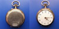 Schweiz, DAMEN TASCHENUHR, DAMEN TASCHENUHR, 0,800 Silber, Aufzug hakt etwas sonst gute Funktion, ca. 1920, -