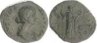 Antike / Kaiserzeit Sesterz Faustina Filia (II) Fecunditas n.r. stehend -