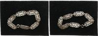 Deutschland Silber-Armband aus feinem Silberdraht Silber-Armband aus feinem Silberdraht, Silber 800, 17cm -