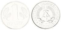 DDR 1 Mark DDR, 1 Mark in Aluminium 1987A St.-Export -