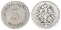 Deutschland / Kaiserreich 5 Pfennig Kaiserreich 5 Pfennig 1876 H -