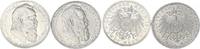 Kaiserreich / Bayern / Probeprägung Lot 2x 2 Mark Kaiserreich Bayern Probe 2x2 Mark Luitpold 1911 Alu. (dicker u.dünner Zinkkern) -