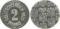 Deutschland / WEIMAR / PROBEPRÄGUNG Hartpappe Probe 2 Pfennig WEIMAR Pergament Hartpappe Probe 2 Pfennig 1921 (Schwarz)(2) -