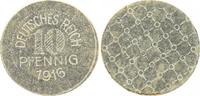 Deutschland / WEIMAR / PROBEPRÄGUNG Hartpappe Probe 10 Pfennig WEIMAR Pergament Hartpappe Probe 10 Pfennig 1916 mit waagerechtem Schriftzug !!! -