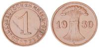 Deutschland / Weimar 1 Pfennig Weimar 1 Reichspfennig J.313 1930 E (12) -