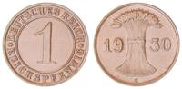Deutschland / Weimar 1 Pfennig Weimar 1 Reichspfennig J.313 1930 E (1) -