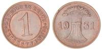 Deutschland / Weimar 1 Pfennig Weimar 1 Reichspfennig J.313 1931 E -