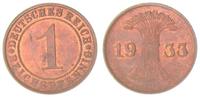 Deutschland / Weimar 1 Pfennig Weimar 1 Reichspfennig J.313 1933 A (2) -