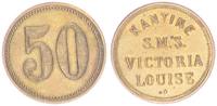 Deutschland/ Kaiserreich 50 Pf. Wertmarke Kantine SMS Victoria Louise Deutschland/ Kaiserreich 50 Pf. Wertmarke Kantine SMS Victoria Louise -