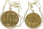 Deutschland/ Preußen Bronzemedaille Friedrich Wilhelm und Cecilie Vermä Preußen Bronzemedaille vergoldet Friedrich Wilhelm und Cecilie Vermählungsfeier -