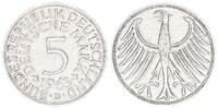 xxx Deutschland 5 DM 5 DM J.387 Silber Kursmünze 1963 D ss -