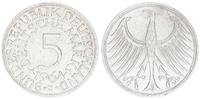 Deutschland 5 DM 5 DM J.387 Silber Kursmünze 1964 J ss -