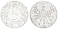 Deutschland 5 DM 5 DM J.387 Silber Kursmünze 1967 J ss-vz -