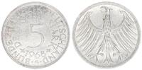 Deutschland 5 DM 5 DM J.387 Silber Kursmünze 1968 G ss-vz -