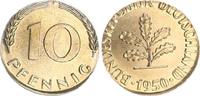 Deutschland 10 Pfennig Fehlprägung,auf 5 Pfennig BRD 10 Pfennig 1950 J Fehlprägung:auf 5 Pfennig Schrötling -