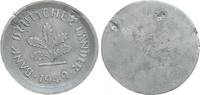 Deutschland 5 Pfennig Probe in Alumium Probe bzw. einseitiger Abschlag d.Adlerseite vom 5 Pf.Bank dt.Länder- Aluminum ! -