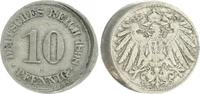 Deutschland / Kaiserreich 10 Pfennig Kaiserreich 10 Pfennig 1898 A Fehlprägung: 10% dezentriert -