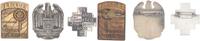 Deutschland / Weimarer Republik/ 3.Reich Orden 3 Turnfestanstecker, 1926, 1928, 1933 vz-st