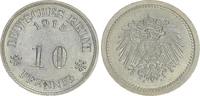 Deutschland / Kaiserreich 10 Pfennig Kaiserreich 10 Pfennig 1915 A sehr seltene Probe zu J.13 und J.298 -