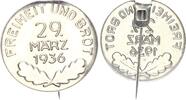 3. Reich Orden Anstecknadel Freiheit und Brot 29. März 1936, Reichstagswahl -