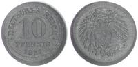Deutschland / Kaiserreich 10 Pfennig Fehlprägung Kaiserreich 10 Pf. J.299 Fehlprägung: ohne Ring geprägt, größerer Durchmesser -