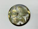 Silber 900 Antikschmuck, Brosche, 900 Silber, 9,19g, ca. 5cm groß -