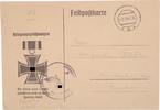 Deutschland / 3. Reich Feldpostkarte 3. Reich Feldpostkarte mit aufgedrucktem Eisernen Kreuz 2 Klasse -