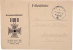 Deutschland / 3. Reich Feldpostkarte 3. Reich Feldpostkarte mit aufgedrucktem Eisernen Kreuz 2 Klasse -