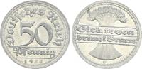 Deutschland / Weimar / Inflationszeit 50 Pfennig 50 Pfennig J.301 1922 G prfr., letzte Ziffer im Jahr im Stempel geändert (2) -