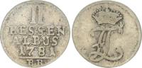 Hessen-Kassel 2 Albus 2 Albus (4 Kreuzer) 1781 Hessen-Kassel - Friedrich II. 1760-1785 -
