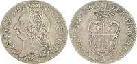 Italien / Sardinien / Savoy 1/4 Scudo Italien/ Karl Emanuel III. Sardinien Savoy Carlo Emanuele III. -